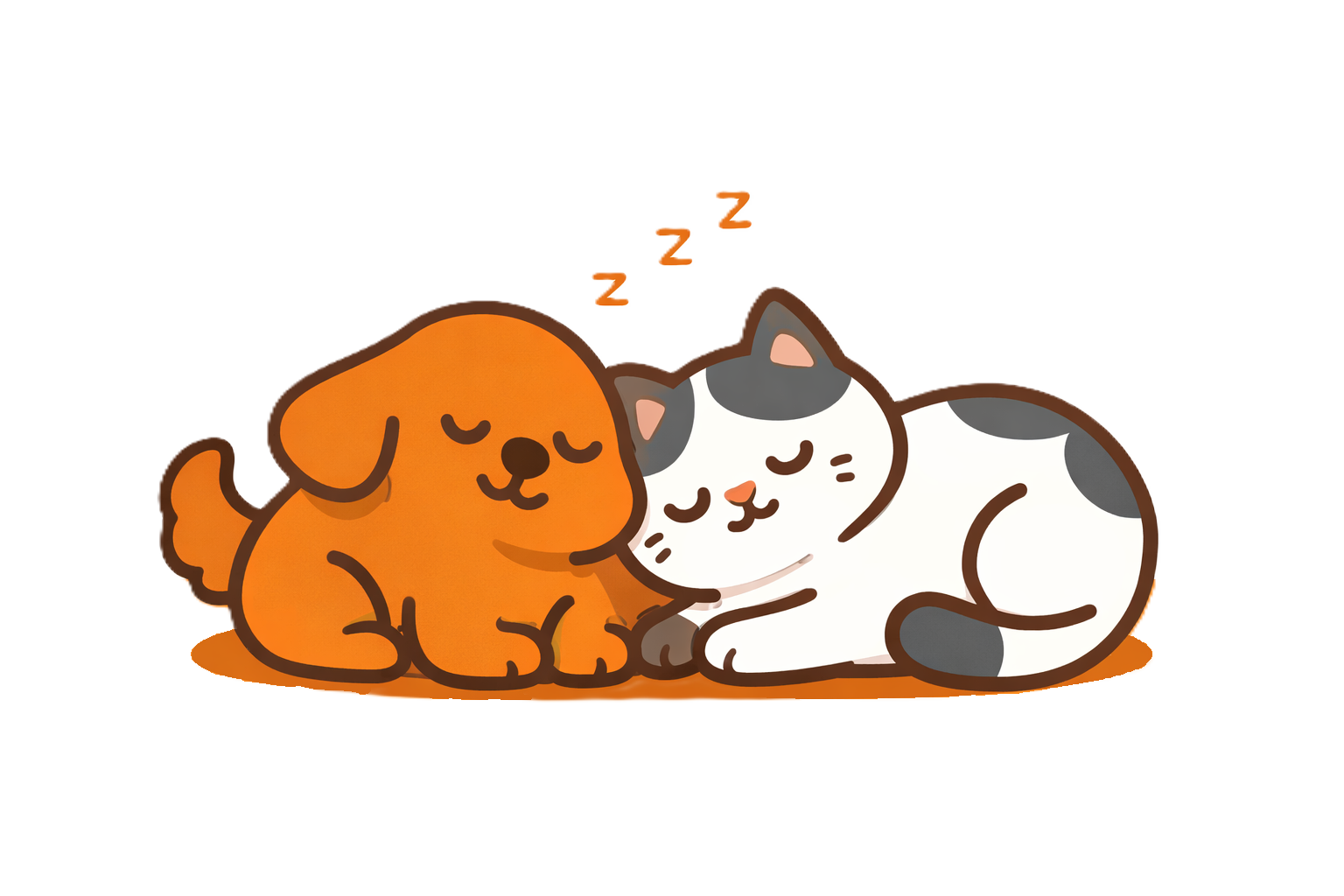 Mascottes chien et chat Pawzena